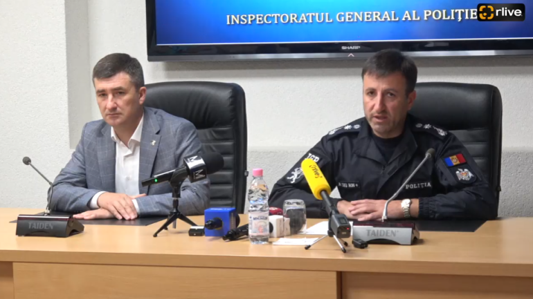 Șeful Inspectoratului General al Poliției și Procurorul General susține un briefing de presă