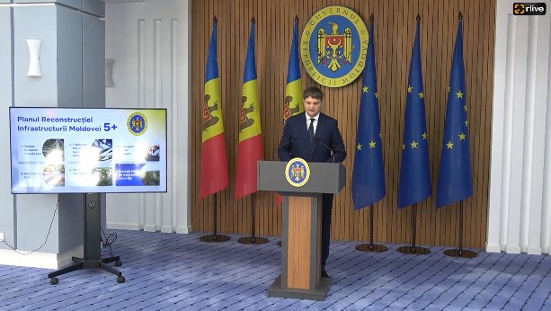 Ministrul Infrastructurii și Dezvoltării Regionale, Andrei Spînu, prezentă Planul de Reconstrucție a Infrastructurii Moldovei