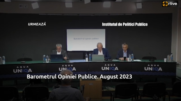 Conferință de presă cu genericul: „Prezentarea rezultatelor sondajului de opinie publica Barometrul Opiniei Publice 2023”
