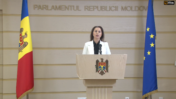 Agenda - Deputata Partidului Acțiune și Solidaritate, Larisa Novac, susține un briefing de presă