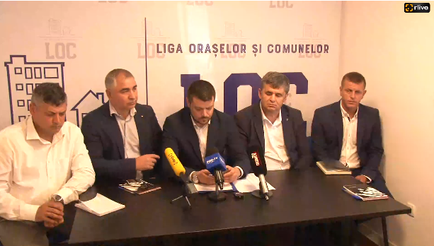 Conferință de presă organizată de Partidul Liga Orașelor și Comunelor cu privire la învinuirile aduse formațiunii pe parcursul săptămânii precedente