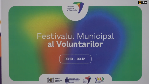 Conferință de presă privind lansarea Festivalului Municipal al Voluntarilor, care se va desfășura în perioada 3 octombrie – 3 decembrie 2023