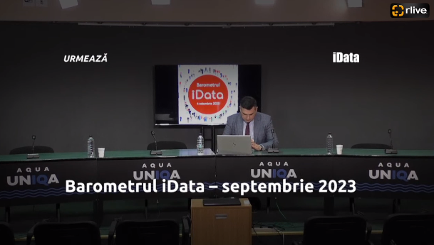 Conferință de presă cu genericul: „Barometrul iData – septembrie 2023”