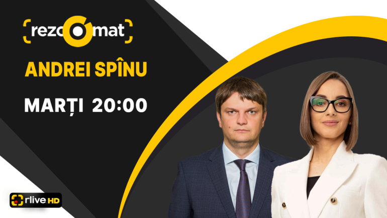 Vicepreședintele PAS, ministrul Infrastructurii și Dezvoltării Regionale, Andrei Spînu – invitatul emisiunii Rezoomat!