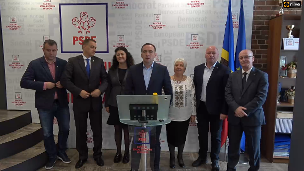 Conferință de presă susținută de candidatul PSDE, Vadim Brînzaniuc la care prezintă viziunea sa cu privire la reforma administrației municipale