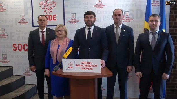 Conducerea Partidului Social Democrat European susține o conferință de presă privind totalurile alegerilor locale generale din 5 noiembrie curent