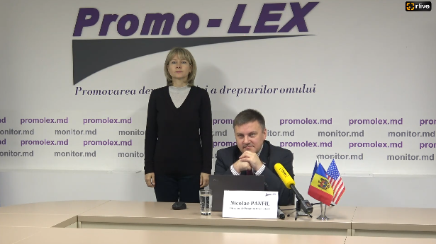 Conferință de presă susținută de Misiunea de Observare Promo-LEX privind statistica incidentelor din ziua alegerilor și rezultatele preliminare ale numărării în paralel a voturilor pentru turul II în Bălți