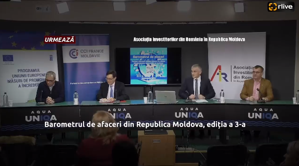 Conferință de presă cu genericul: „Barometrul de afaceri din Republica Moldova, ediția a 3-a”