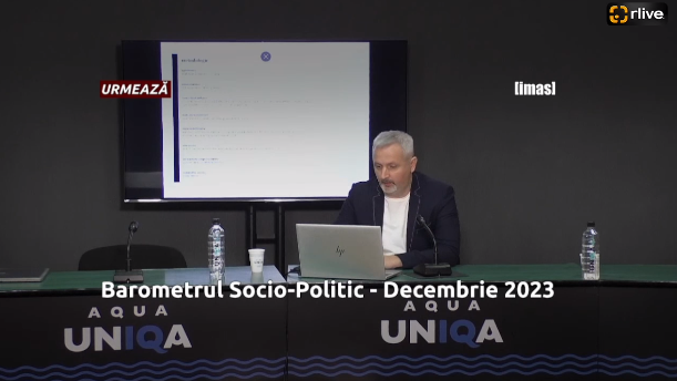 Conferință de presă cu genericul: Prezentarea rezultatelor studiului „Barometrul Socio-Politic – Decembrie 2023”