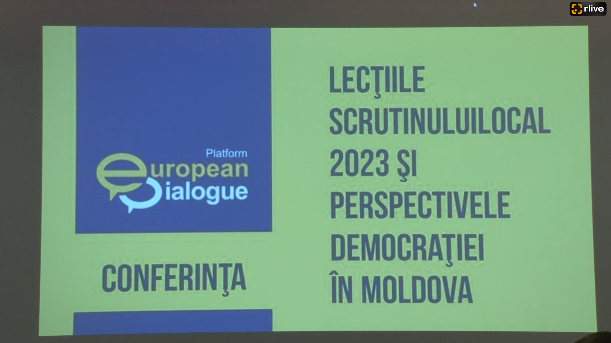 Conferinţa „Lecţiile scrutinului local 2023 şi perspectivele democraţiei în Moldova”