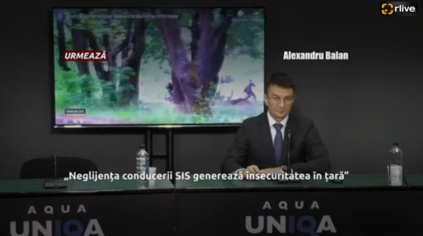 Conferință de presă cu genericul ”Neglijența conducerii SIS generează insecuritatea în țară”