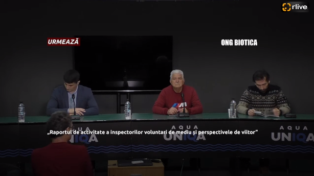 Conferință de presă cu genericul: ”Raportul de activitate a inspectorilor voluntari de mediu și perspectivele de viitor”