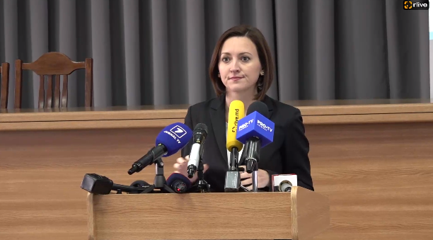 Conferință de presă susținută de Șefa Procuraturii Anticorupție, Veronica Dragalin pentru a prezenta raportul anual referitor la activitatea desfășurată în anul 2023