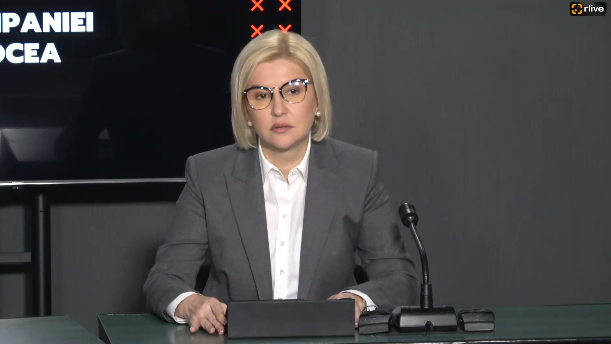 Briefing de presă susținut de Președintele Platformei Moldova, Irina Vlah, cu tema „Lansarea campaniei naționale „Vocea poporului”