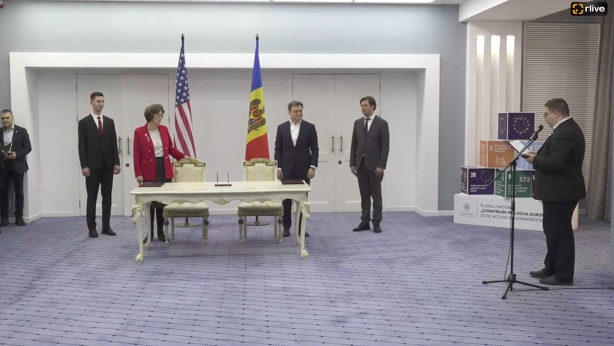 Ceremonia de semnare a Memorandumului de cooperare dintre Republica Moldova și Statul Carolina de Nord (SUA)