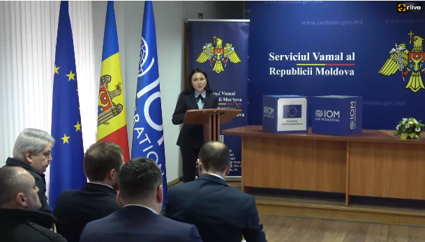 Eveniment de donație a echipamentelor și mijloacelor de transport Serviciului Vamal al Republicii Moldova, în cadrul proiectelor finanțate de Uniunea Europeană și implementate de către Organizația Internațională pentru Migrație