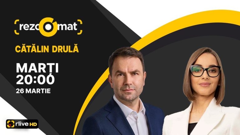 Președintele USR România, Cătălin Drulă– invitatul emisiunii Rezoomat!