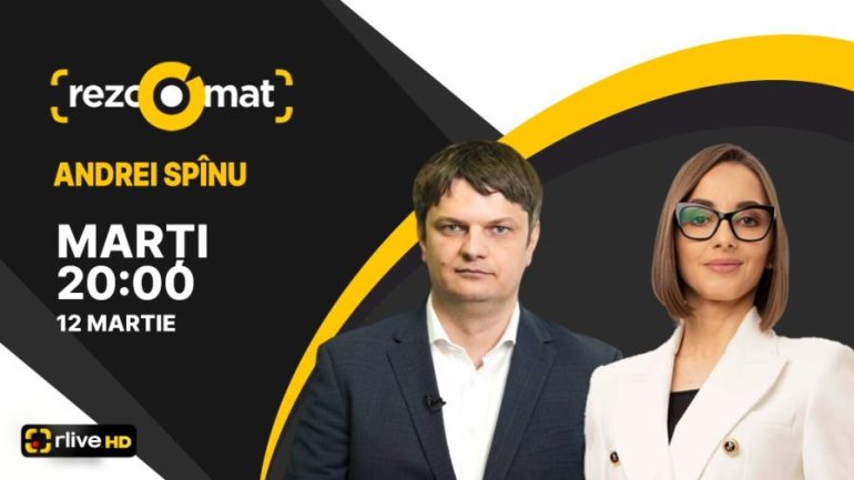 Ministrul Infrastructurii și Dezvoltării Regionale, Andrei Spînu – invitatul emisiunii Rezoomat!