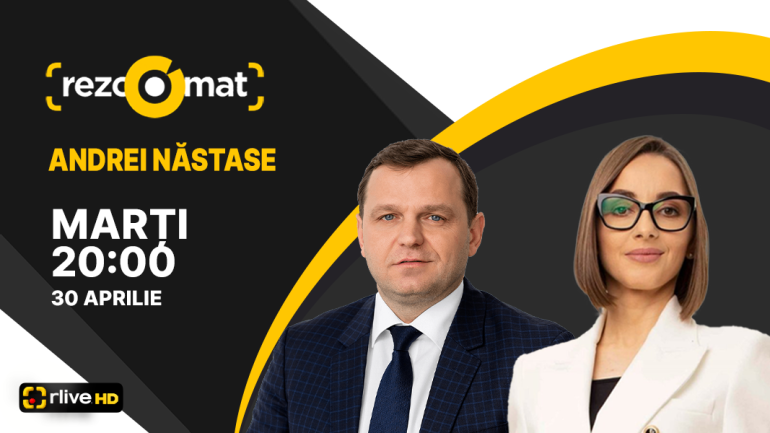 Agenda - Actualitatea politică, în dezbateri! Fondatorul Platformei DA, Andrei Năstase – invitatul emisiunii Rezoomat!