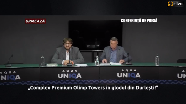Conferință de presă cu genericul: Complex Premium Olimp Towers în glodul din Durlești!!!