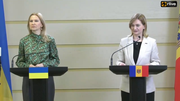 Conferința de presă susținută de Vicepreședinta Parlamentului, Doina Gherman și vicepreședinta Radei Supreme a Ucrainei, Olena Kondratiuk