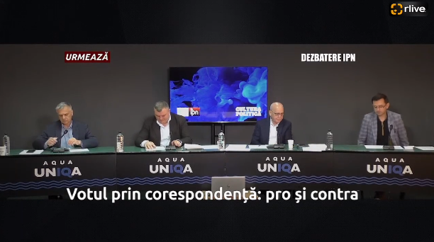 Dezbaterea publică la tema: „Votul prin corespondență: pro și contra”