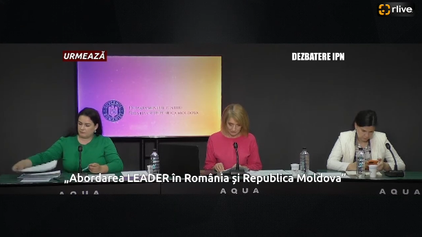 Dezbaterea publică „Abordarea LEADER în România și Republica Moldova, schimb de experiență, transfer de bune practici”