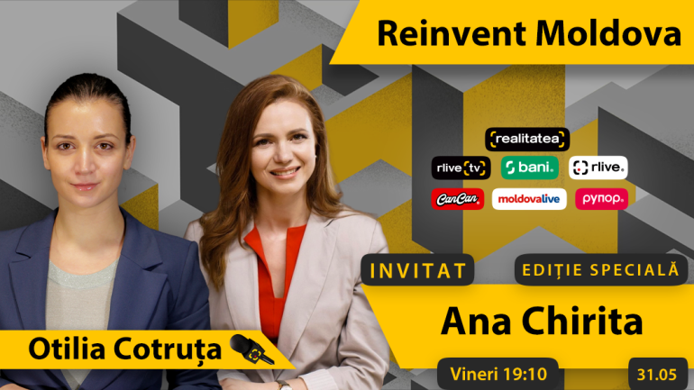 Ana Chirița la Reinvent Moldova: Moldova Digital Summit va culmina cu „Tekwill Expo Day”