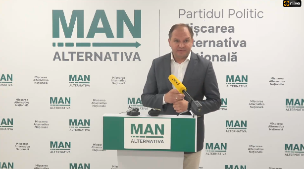 Briefing de presă susținut de Președintele Partidul MAN, Ion Ceban