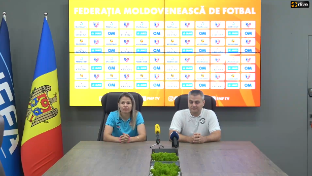 Conferinţă de presă organizată cu ocazia finalei Cupei Moldovei la fotbal feminin, ediția 2023/2024