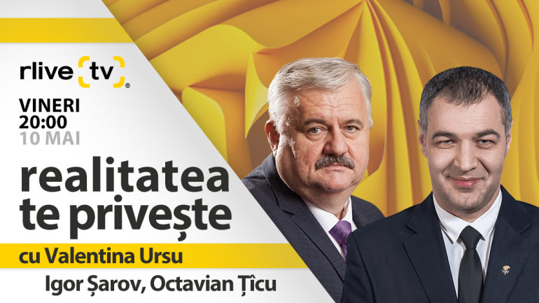 Igor Șarov, rector al USM, și Octavian Țîcu, istoric, invitați la Realitatea te privește