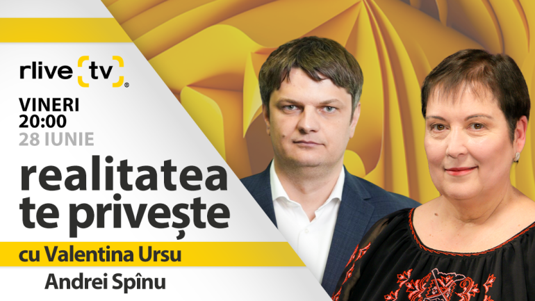 Agenda - Ministrul Infrastructurii și Dezvoltării Regionale, Andrei Spînu, este invitat la emisiunea „Realitatea te privește” moderată de jurnalista Valentina Ursu