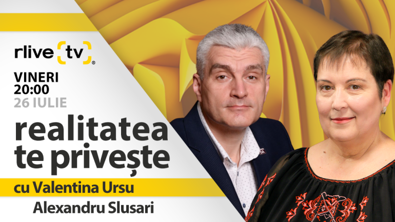 Fostul deputat Alexandru Slusari, invitatul jurnalistei Valentina Ursu la „Realitatea te privește”