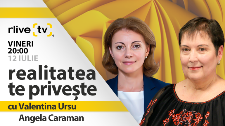 Angela Caraman, președinta CEC, invitatul emisiunii „Realitatea te privește” moderată de jurnalista Valentina Ursu