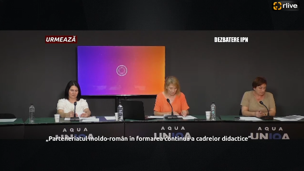 Dezbaterea publică „Parteneriatul moldo-român în formarea continuă a cadrelor didactice”