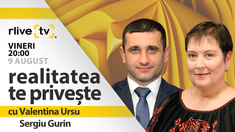 Sergiu Gurin, secretar de stat, Ministerul Educației și Cercetării, invitatul jurnalistei Valentina Ursu la „Realitatea te privește”