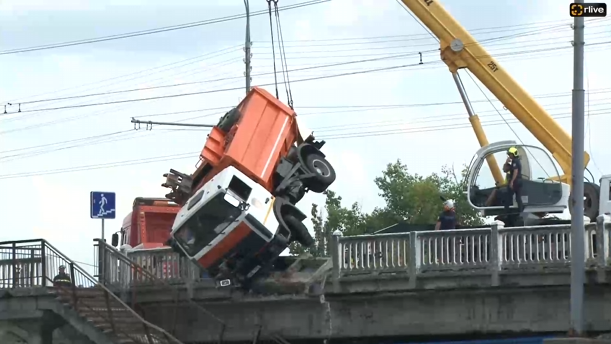 Accident pe podul Ismail