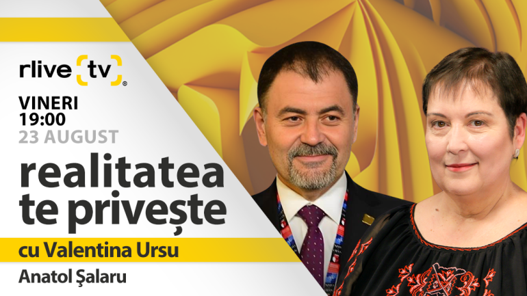 Anatol Şalaru, fost ministru al Apărării, invitat la „Realitatea te privește”