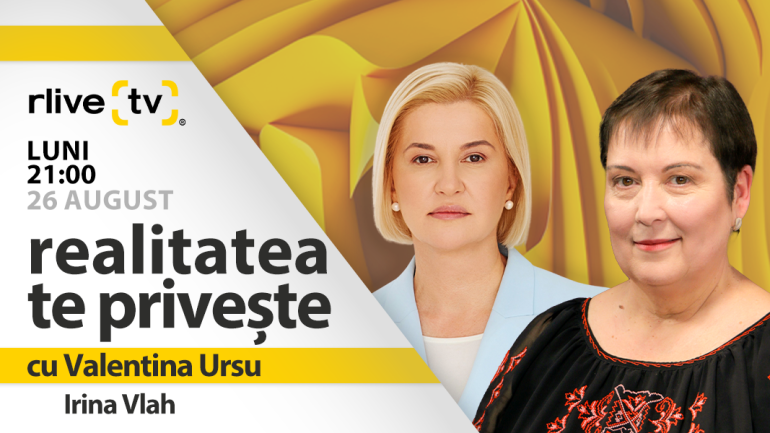 Irina Vlah, invitată la Realitatea te Privește