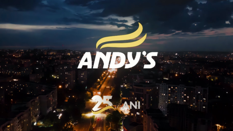 Tombola Andy’s “25 ani legendari – 25 de premii tari”, difuzată în direct de RLive TV