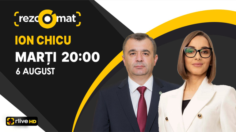 Președintele Partidului Dezvoltării și Consolidării Moldovei, Ion Chicu – invitatul emisiunii Rezoomat!