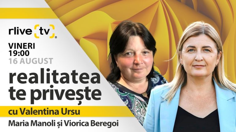 Maria Manoli, primarul comunei Zubrești, Strășeni, și Viorica Beregoi, primarul comunei Trușeni, Chișinău, invitate la „Realitatea te privește”