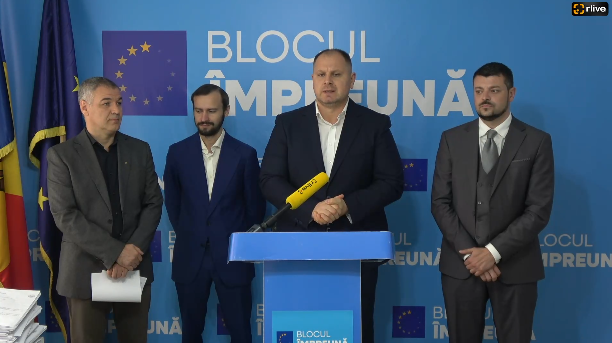 Agenda - Conferință de presă organizată de Blocul Împreuna privind depunerea semnăturilor pentru candidatul la prezidențiale, Octavian Țîcu