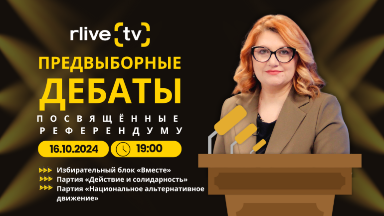 Agenda - Dezbateri electorale pentru referendumul din 20 octombrie curent, la RLIVE TV