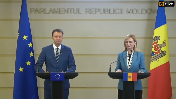 Agenda - Conferință de presă susținută de vicepreședinta Parlamentului Republicii Moldova, Doina Gherman, și președintele Delegației Parlamentului European pentru relațiile cu Republica Moldova, Siegfried Mureșan