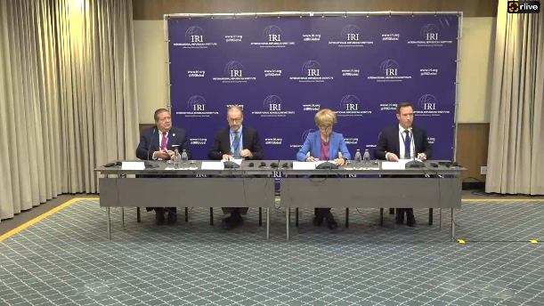 Conferință de presă susținută de Misiunea Internațională de Observare a Alegerilor (IEOM) a Institutului Republican Internațional “Prezentarea Declarației preliminare a IRI privind alegerile prezidențiale din Republica Moldova”