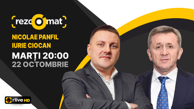 Agenda - Nicolae Panfil și Iurie Ciocan, invitații emisiunii „Rezoomat”