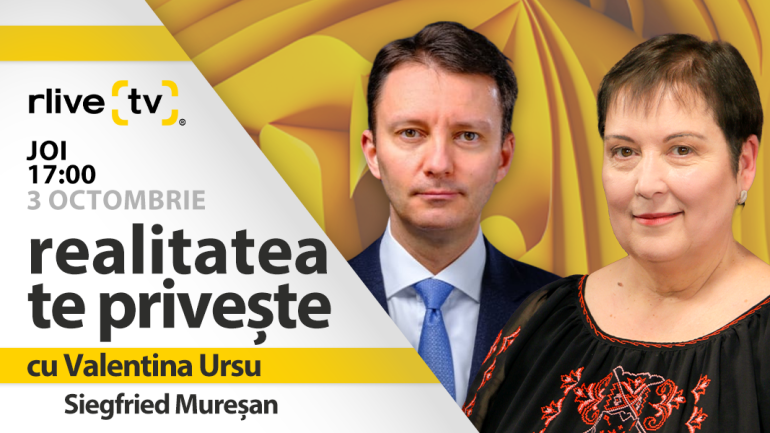 Agenda - Eurodeputatul Siegfried Mureșan, președinte al Delegației Parlamentului European pentru relațiile cu R. Moldova, invitat la Realitatea te privește