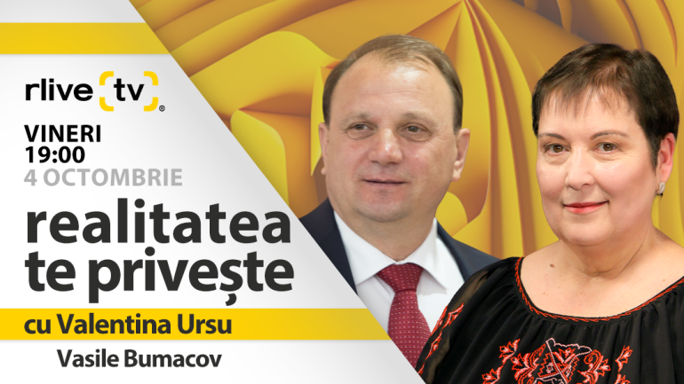 Agenda - Vasile Bumacov, invitat la „Realitatea te privește”