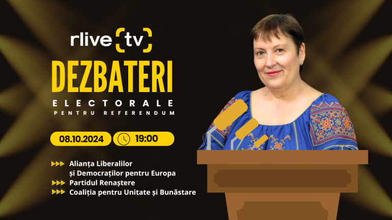 Agenda - Dezbateri electorale pentru referendumul din 20 octombrie curent, la RLIVE TV